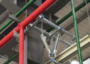 环江该抗震支架的整体式支吊架结构协调性好